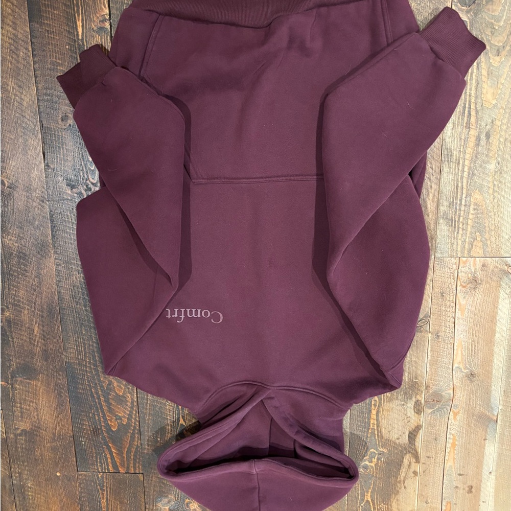 Purple Cozy Jacket with Sweatpants & Joggers Style